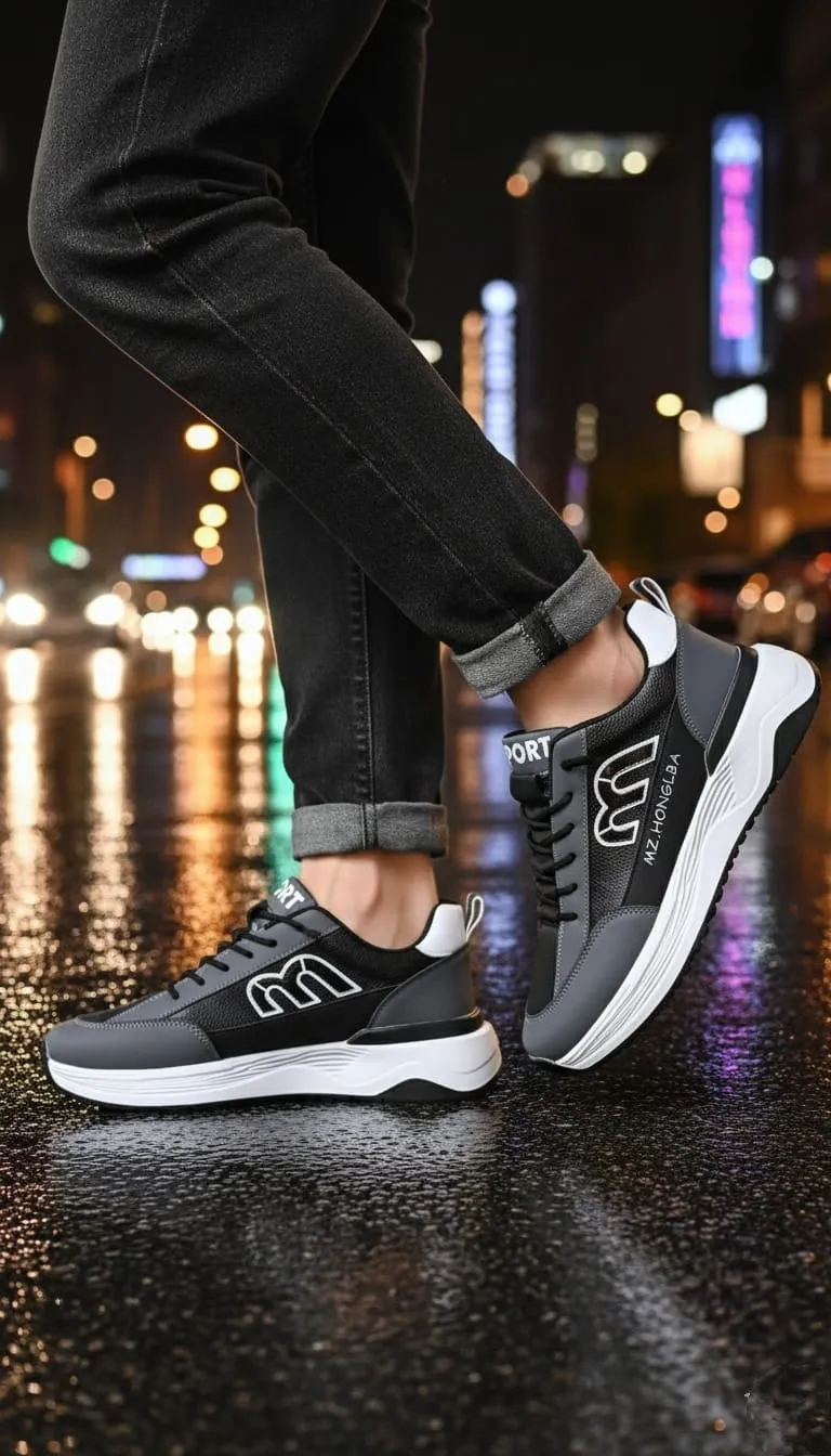 IMG_20251125_165918 Men Black Sport Shoes-G6 - Image 1