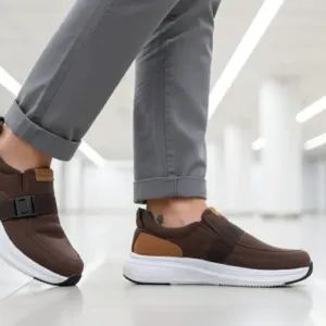 Men Dark Brown Sport Shoes-G8