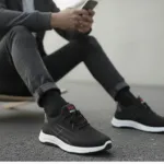 Men Black Causal Shoes-G12