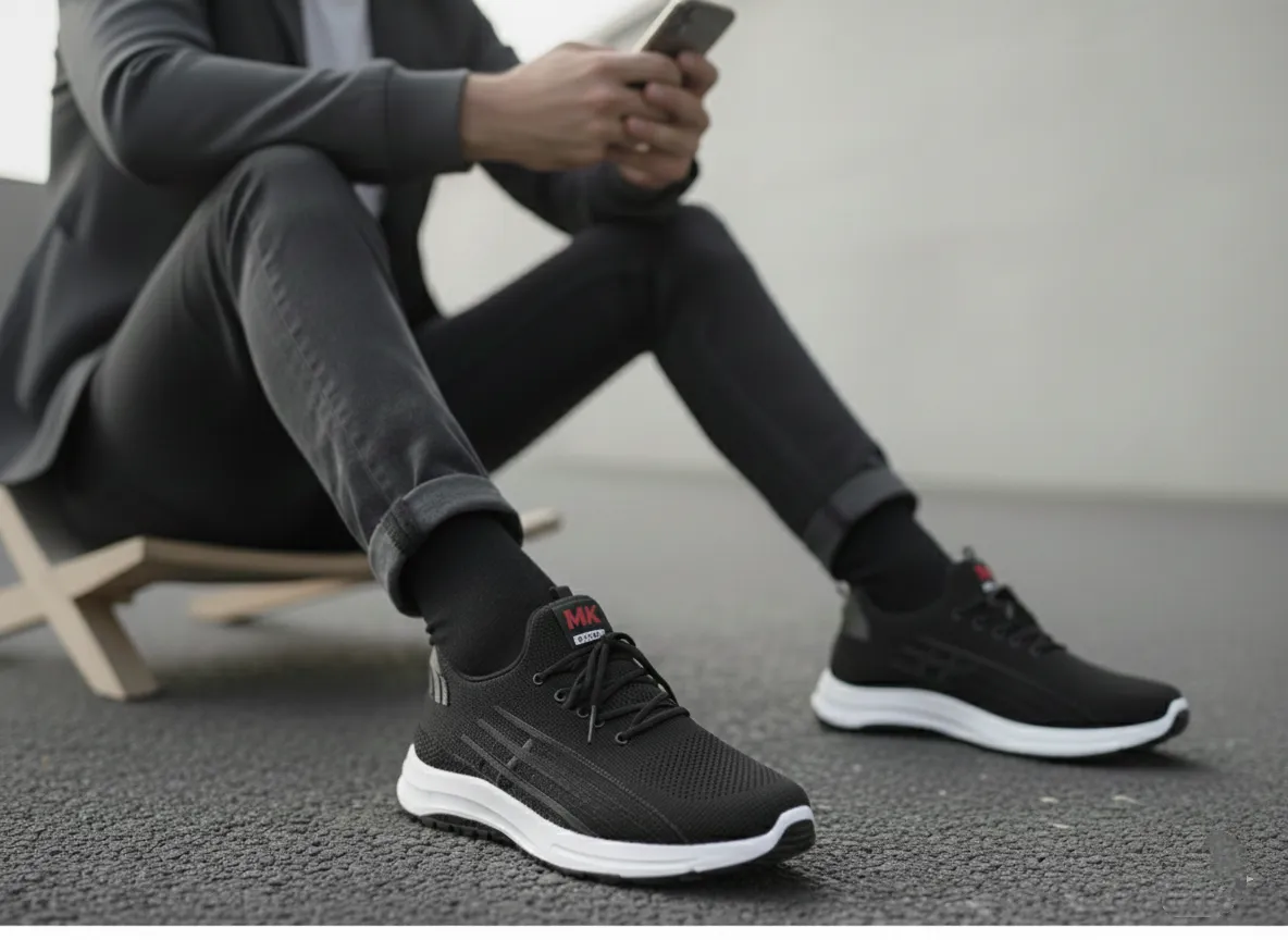 IMG_20251213_230824 Men Black Causal Shoes-G12 - Image 1