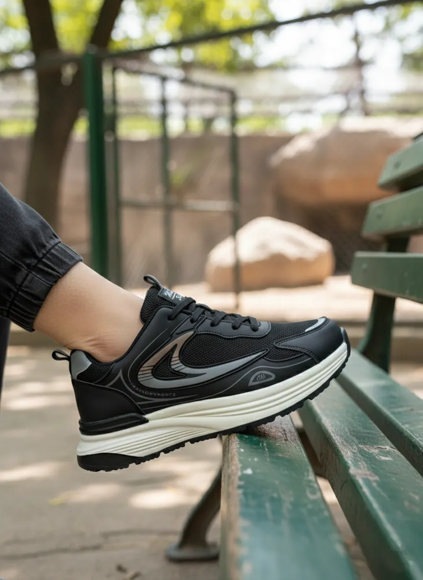 IMG_20260109_195713 Men Black Sneakers-G18 - Image 1