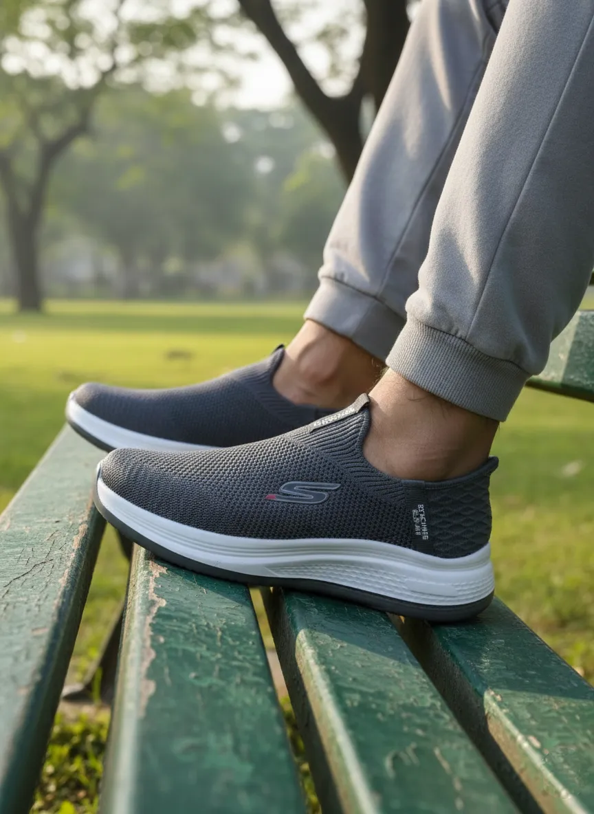 IMG_20260111_125215 Men Gray Sports Shoes-G19 - Image 1